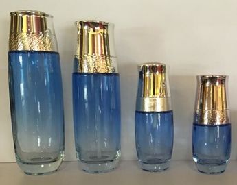 Schöne Entwurfs-Schneckenpumpe-Lotions-Flaschen-Kosmetik füllt kundenspezifischen Seidendruck und Malerei ab