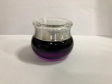 Runde Glascremetiegel füllt kosmetische Verpackenfreundliche Lotions-Creme Eco verschiedene Farbe und den Druck ab