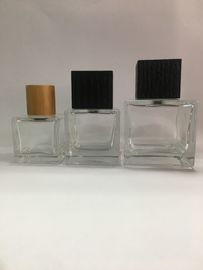Quadratische transparente Glasparfümflasche-Parfüm-Sprühflasche Skincare und Make-upverpacken