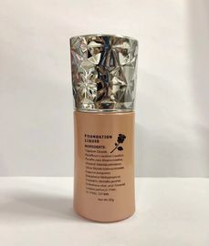 Glas- Grundlagen-Flaschen des Make-up40ml mit silbernem Pumpen-und Abdeckungs-Lotions-Flaschen-verschiedenem Farbe-Annd-Drucken