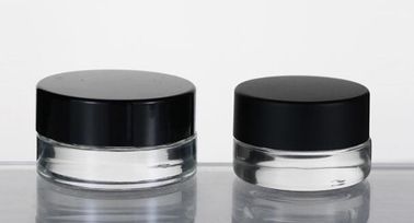 kosmetische Creme-Flasche der Glascremetiegel-5g mit Deckel kundengebundenem Farbe- und Druckensoem