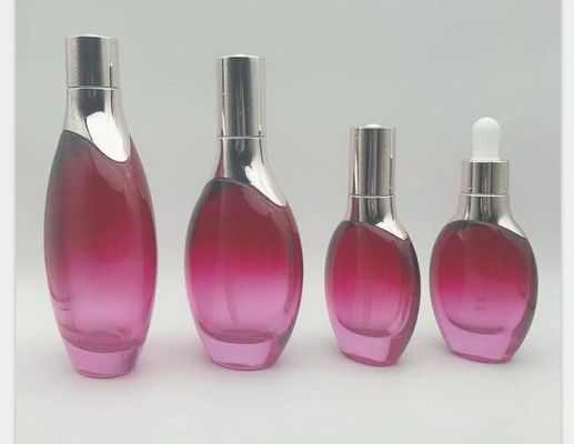 Ovale Glasflaschen-Tropfflaschen Skincare des ätherischen Öls, das kundengebundenes Logo und Farbe verpackt