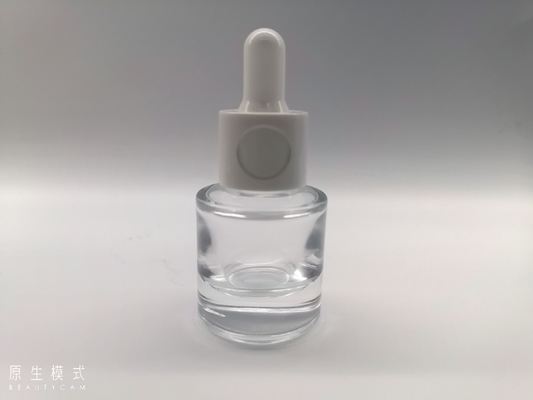 Glastropfflasche Silkscreen des knopf-15ml, der Logo For Skincare Serum druckt