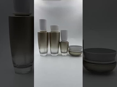 Lotionflasche Kosmetikflasche mit Pumpe und Deckel Cremetiegel Kosmetikverpackung OEM