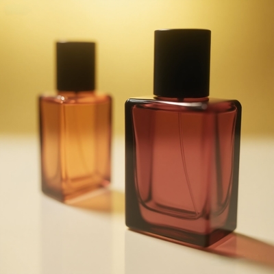 25ml Parfümflasche aus Glas, flach, rechteckig, OEM, Private Label, Kosmetikverpackungsflasche, Hersteller