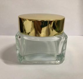 100g quadrieren Glascremetiegel-Kosmetik-Sahneflaschen/freundliche Lotions-Behälter Eco