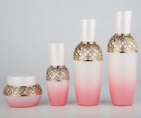 Glaskosmetik füllt Lotions-Flaschen-Cremetiegel Skincare ab, das Soem verpackt