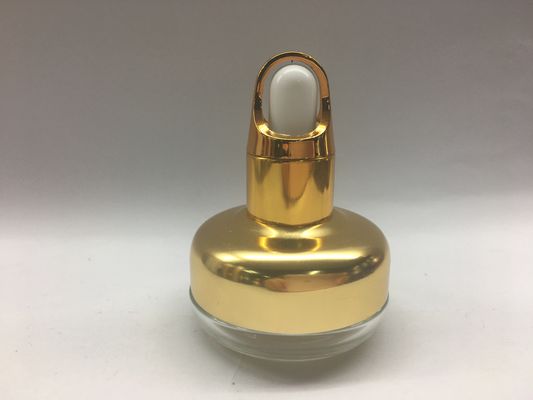 Glas-Flaschen des ätherischen Öls 20ml mit Goldschulter-Kragen-Korb