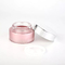 Silber-Glasschraube rosa des Farbmalerei-kosmetische Glas-50g herauf Kappe für Hautpflege-Creme
