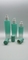 Gerade runde Lotionspumpflasche aus Glas und Cremetiegel für Hautpflegeverpackungen
