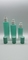 Luxus-Lotionsflasche aus Glas mit Farbverlauf und Pumpverschluss OEM 120 ml 100 ml 40 ml