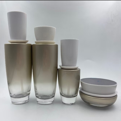 Lotionflasche Kosmetikflasche mit Pumpe und Deckel Cremetiegel Kosmetikverpackung OEM
