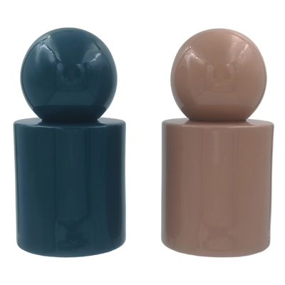 Kundenspezifische 30ml & 50ml Luxus-Parfümflaschen aus Glas  Zerstäuber- oder Serum-Pump-Glasflasche mit rundem Ballverschluss für Serumprodukt