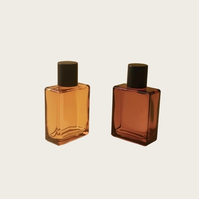 25ml Parfümflasche aus Glas, flach, rechteckig, OEM, Private Label, Kosmetikverpackungsflasche, Hersteller