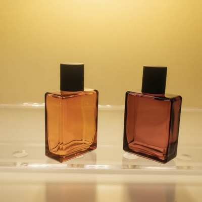 25ml Parfümflasche aus Glas, flach, rechteckig, OEM, Private Label, Kosmetikverpackungsflasche, Hersteller