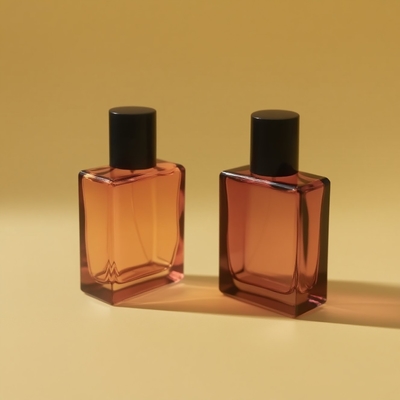 25ml Parfümflasche aus Glas, flach, rechteckig, OEM, Private Label, Kosmetikverpackungsflasche, Hersteller