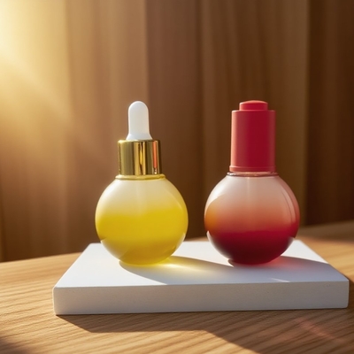 Individuelle Gradienten 30ml/40ml/50ml Glas-Serumflasche für Hautpflege mit Gesichtsfeuchtigkeits-Tropfer - Kosmetikverpackung