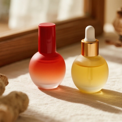 Individuelle Gradienten 30ml/40ml/50ml Glas-Serumflasche für Hautpflege mit Gesichtsfeuchtigkeits-Tropfer - Kosmetikverpackung