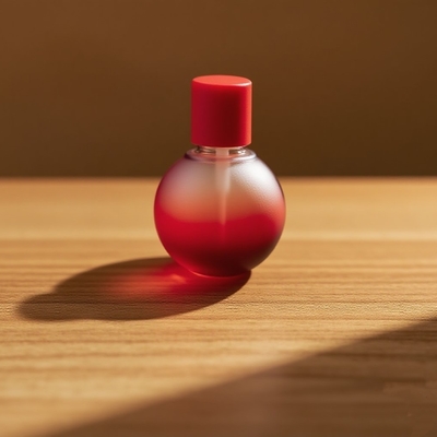 Custom Gradient 30ml/40ml/50ml Serum Flasche für Hautpflege - Essentielle Gesichtsöl Glasflasche mit Tropfer