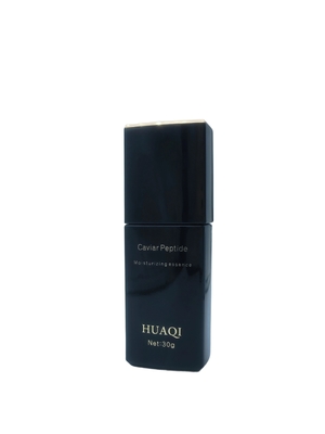 Großhandel Luxus 30ml Quadrat Makeup Primer Serumpumpe Flasche für Kosmetika mit individueller Logo-Druckkappe