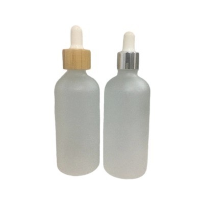 Mattglas-Tropfflasche-Überwurfmutter MSDS 100ml 120ml für ätherisches Öl