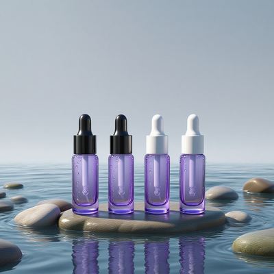 Umweltfreundliche 10 ml runde Augenkrem-Tropffflasche - Probe Essenzölflasche für Augenpflege mit individuellem Logo