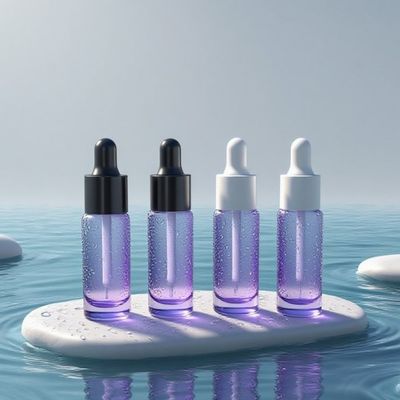 Umweltfreundliche 10 ml runde Augenkrem-Tropffflasche - Probe Essenzölflasche für Augenpflege mit individuellem Logo