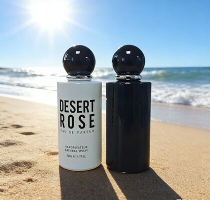 Die Fabrik-direkte Minimalist Stil Gerade zylindrische 50 ml Parfümflasche mit runden Kugelkappe