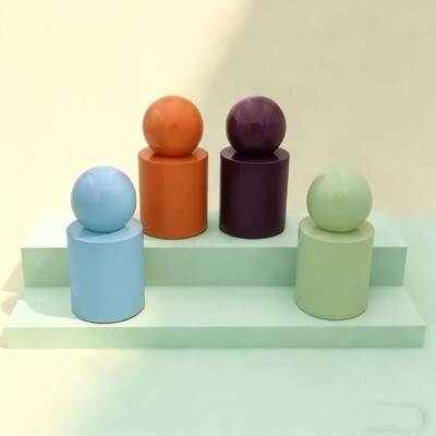 Kundenspezifische 30ml & 50ml Luxus-Parfümflaschen aus Glas  Zerstäuber- oder Serum-Pump-Glasflasche mit rundem Ballverschluss für Serumprodukt