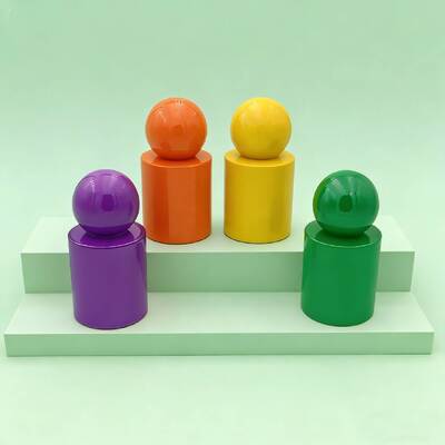 Kundenspezifische 30ml & 50ml Luxus-Parfümflaschen aus Glas  Zerstäuber- oder Serum-Pump-Glasflasche mit rundem Ballverschluss für Serumprodukt