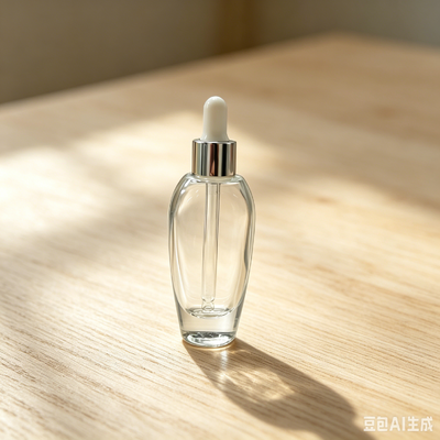 30 ml Glas Lotion Flasche mit Emulsionspumpe und Aluminium Spraykopf für Hautpflege Serum Creme Gesichtscreme