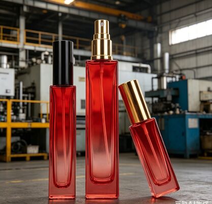 Schraubverschluss-Sprühglasflasche für Kosmetika 5ml 10ml Tragbare Parfüm-Nachfüllflasche aus Glas