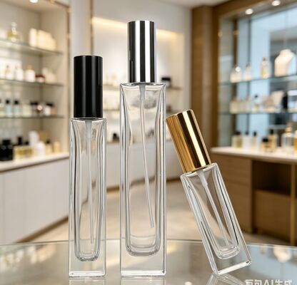 Schraubverschluss-Sprühglasflasche für Kosmetika 5ml 10ml Tragbare Parfüm-Nachfüllflasche aus Glas