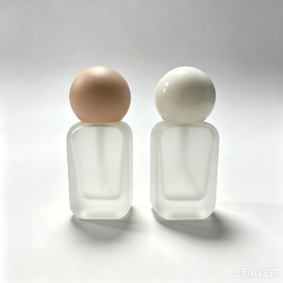 Rectangle Glass Emulsion Pump Spray Bottle with Screen Printing 100 mL Capacity for Skin Care and Cosmetics