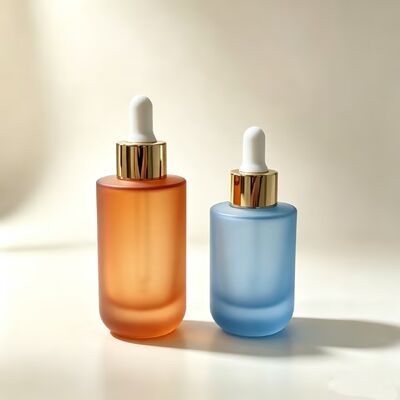 Glass Dropper Bottle Foundation Liquid Makeup Container 30ml 50ml Cosmetic Skincare Serum Essential Oil Dispensing Bottle