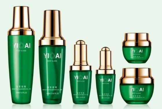 Verpackung von Glasflaschen mit Lotion