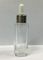 quadratische Flaschen des ätherischen Öls der Glastropfflasche-40ml mit Alumite-Kragen für Hautpflege
