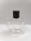 Glasparfümflasche-Körperpflege des Quadrat-100ml, die Soem Siebdruck und Malen verpackt