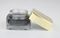 Quadrat-kosmetische Gläser 20g 50g mit druckendem und malendem Plastikkappen-Soem-Silkscreen