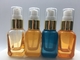 Orange blaue Glaspumpflasche 20ml SGS-ISO MSDS für Lotion und Serum