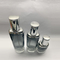 Glaslotions-Flasche 40ml 100ml 120ml eingestellt mit metallischer silberner Schulter