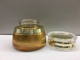 Runde kosmetische Luxusgläser des Feuchtigkeitscreme-Glasgefäß-50g MSDS mit Golddeckeln